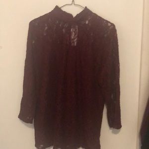 Beautiful blouse burgundy!